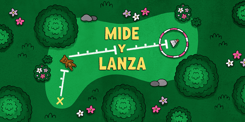 Mide y lanza