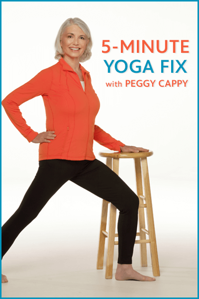 5 Minute Yoga Fix with Peggy Cappy