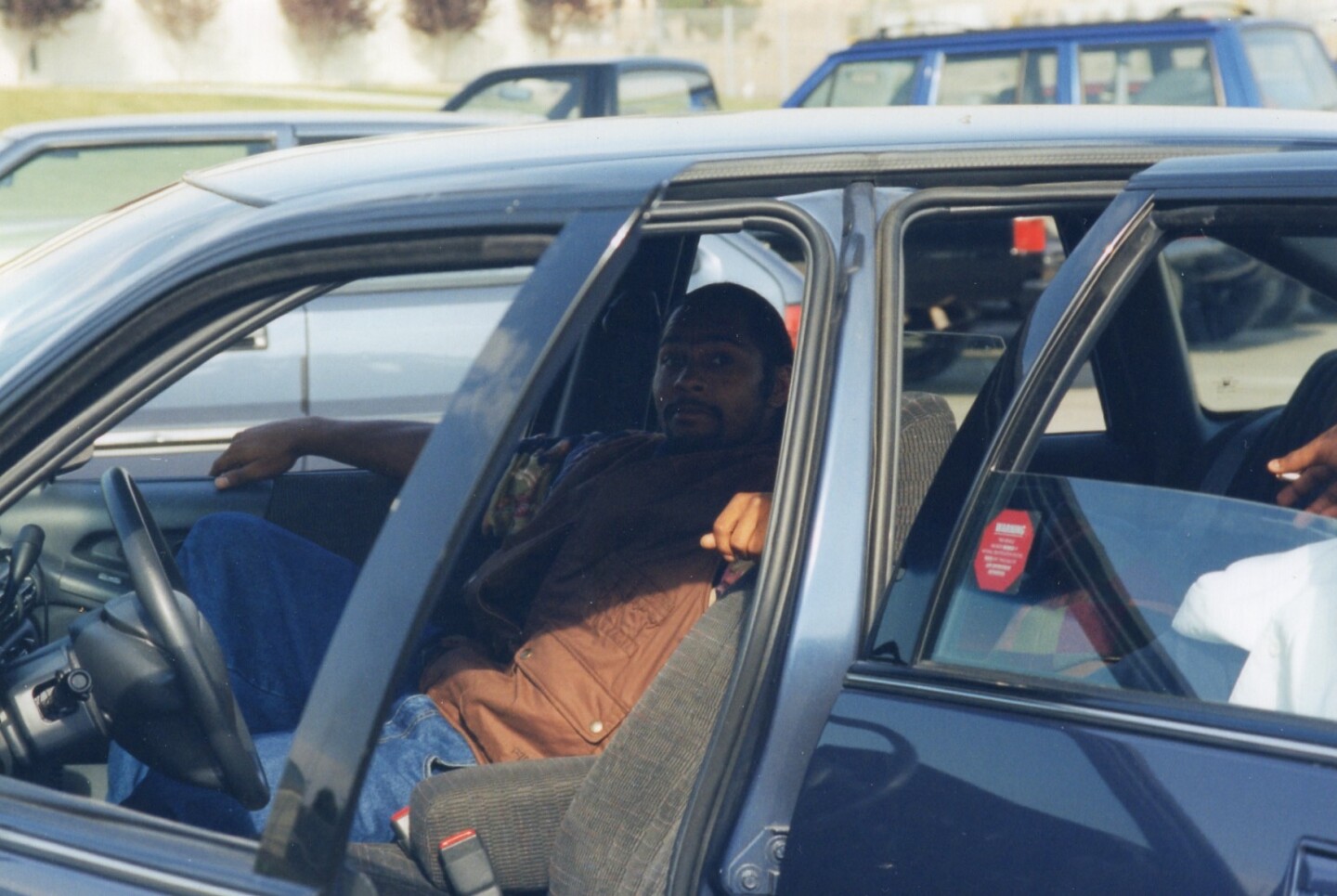 Antonio Carrion in Car