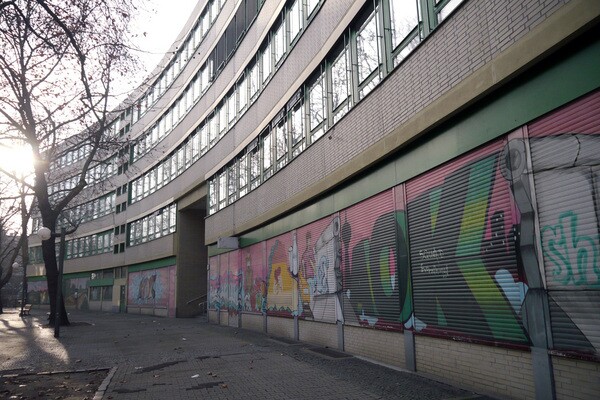Painted shutters in Kreuzberg