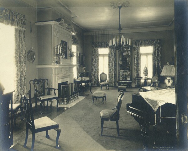 Dining room of the Banning House, ca. 1886 | Photo: Property of Friends of Banning Museum