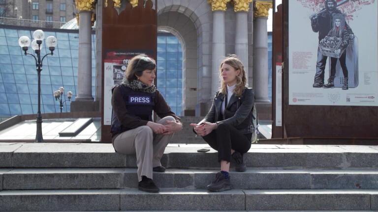 Christiane Amanpour Speaks to One Woman Ready to Defend Kyiv