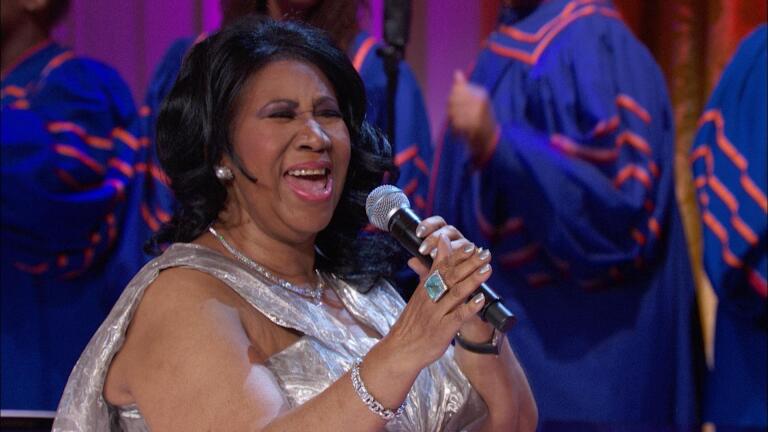 Aretha Franklin Performs "Plant My Feet on Higher Ground"
