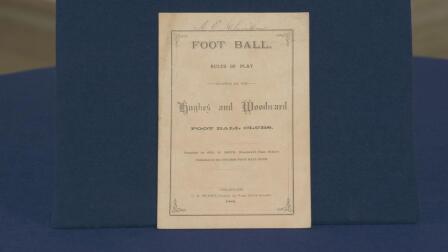 Appraisal: 1880 Hughes & Woodward Football Rule Book