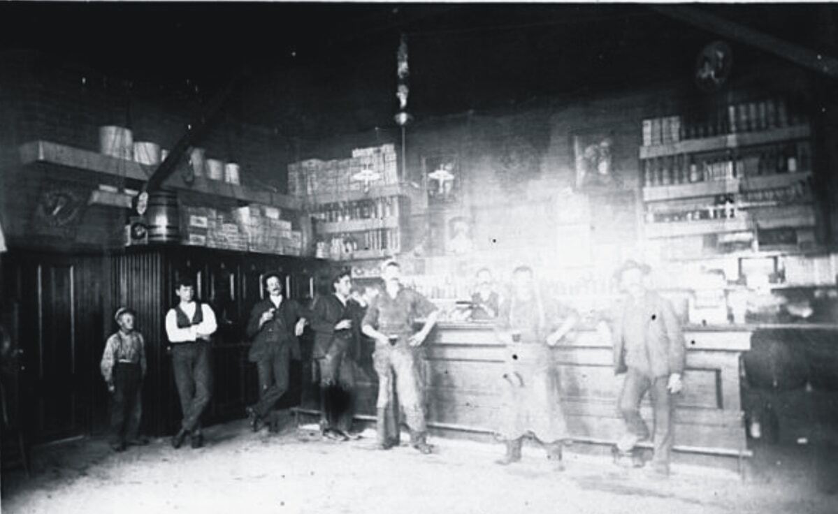 Inside 7 Mile House in the early 1900s | Courtesy of 7 Mile House