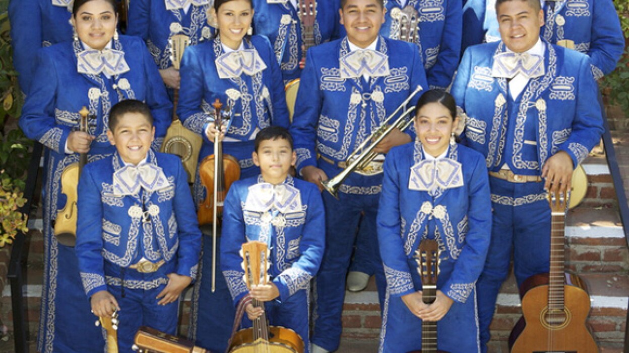 Mariachi Tesoro de San Fernando. Photo courtesy of City of San Fernando Mariachi Master Apprentice Program (MMAP).