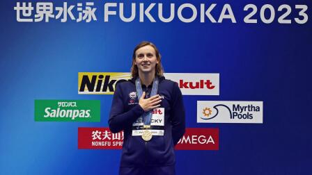 Katie Ledecky makes swimming history at world championships