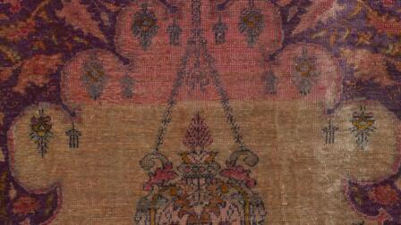 Appraisal: Kayseri Silk Prayer rug, ca. 1915