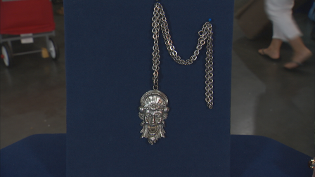 Appraisal: Buccellati Silver Pendant & Chain, ca. 1950