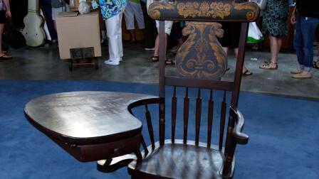 Appraisal: Writing Arm Windsor Chair, ca. 1835