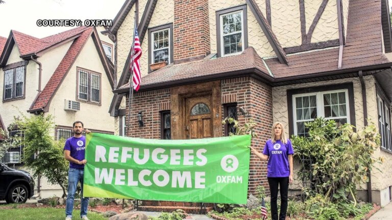 Trump's Childhood Home is Now an Airbnb Where Refugees Slept Over to Protest Immigration Crackdown