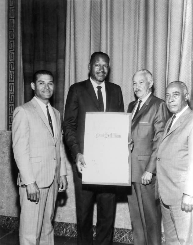 City of Los Angeles resolution honoring Paul R. Williams | Los Angeles Herald Examiner Photo Collection, Los Angeles Public Library