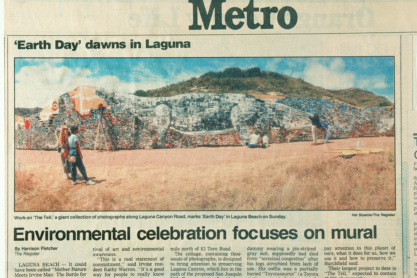 The Laguna Canyon Project by artists Mark Chamberlain and Jerry Burchfield | Photo: Courtesy of BC Space