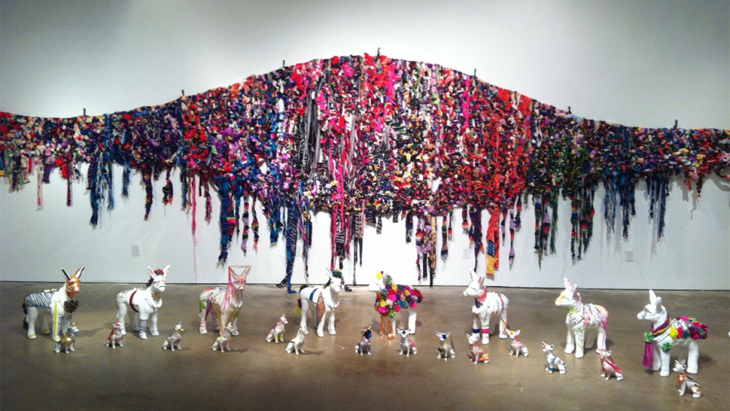 Tanya Aguiñiga installation
