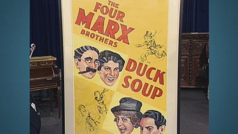 Appraisal: 1933 Duck Soup Movie Poster