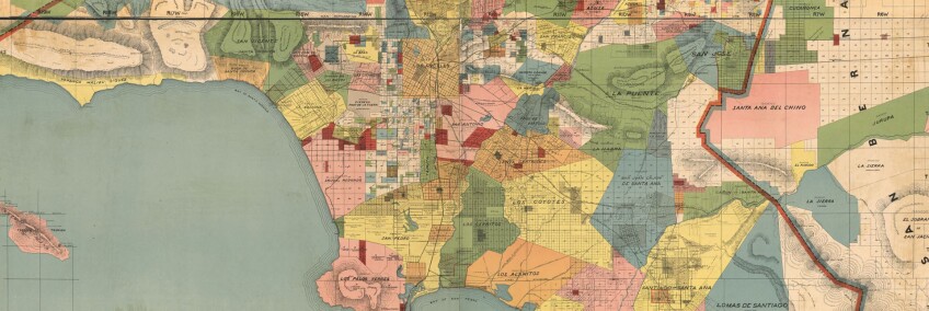 1888 map of Los Angeles County (cropped for header)