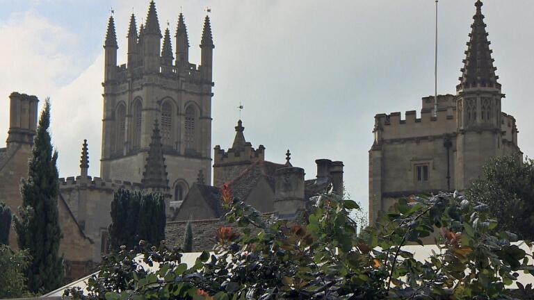 Filming in Oxford