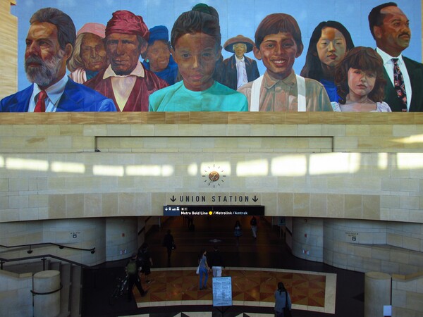 Richard Wyatt's City of Dreams, River of History at Union Station I Photo: Helen Ly