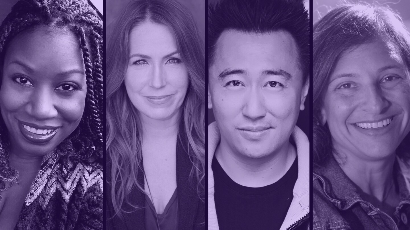 The 2021 FINE CUT Festival of Films will host a special new speaker series featuring entertainment industry professionals Talicia Raggs, Melissa Blake, Weiko Lin and Jill Gilbert (pictured left to right).