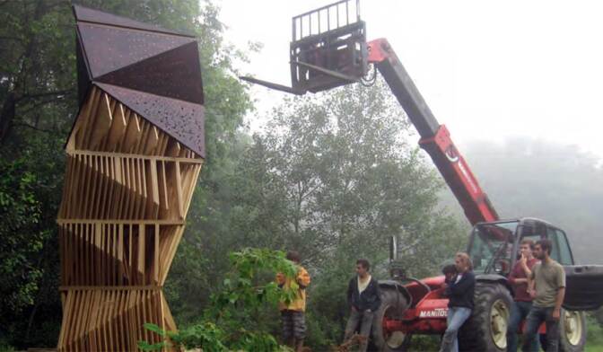 Architect Joyce Hwang’s Bat Tower. | Joyce Hwang