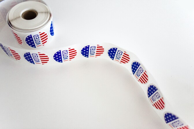 A roll of "I Voted" stickers | Element 5 / Unsplash