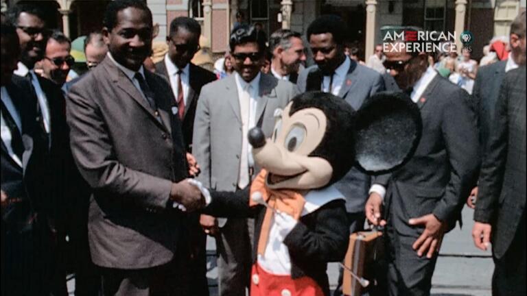 Visitors to Disneyland