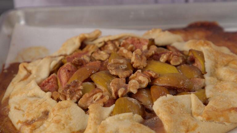 Fresh Fig, Orange and Bourbon Crostata | Kitchen Recipe