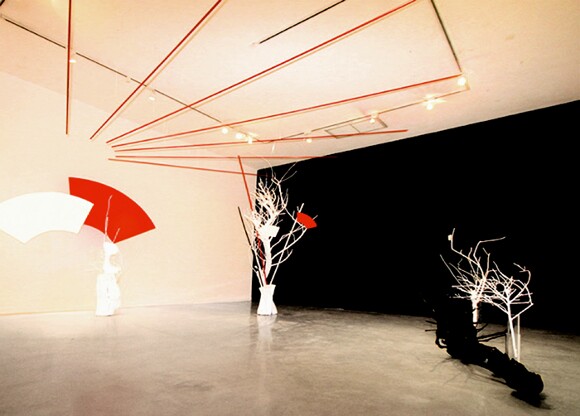 "Growth of Civilization" (Fusion Ikebana Series) by Shizuko Greenblatt, 2011; mixed media installation. | Courtesy of the artist.