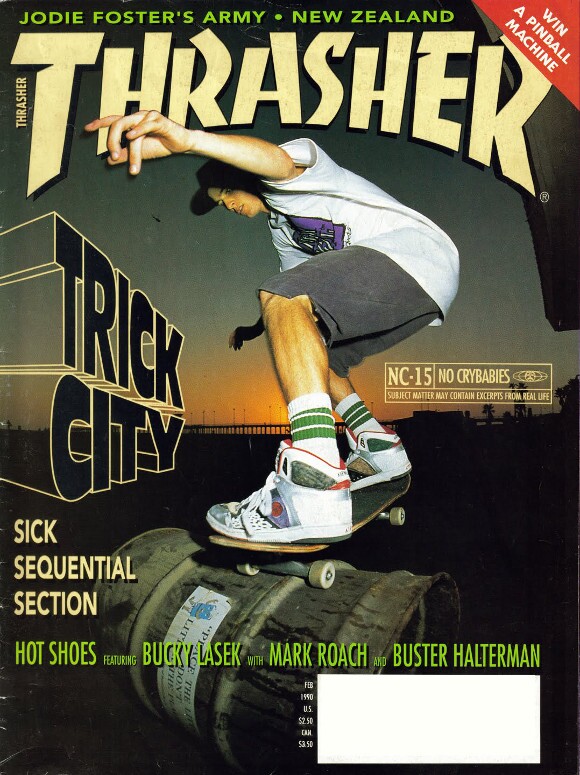 February 1991 Thrasher magazine cover by Ed Templeton. | Image: Courtesy of the artist.