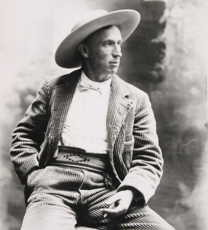 Portrait of Charles Fletcher Lummis.