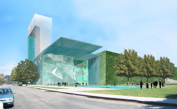 Steven Holl's 2002 design for the county Natural History Museum. Courtesy of Steven Holl Architects.