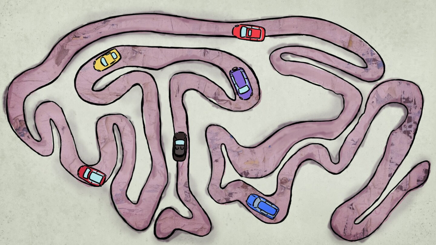 "Hopscotch" opera routes