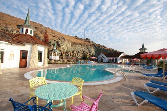 The Pool & Fitness Center at the Madonna Inn in San Luis Obispo. | Photo: Courtesy of Madonna Inn.