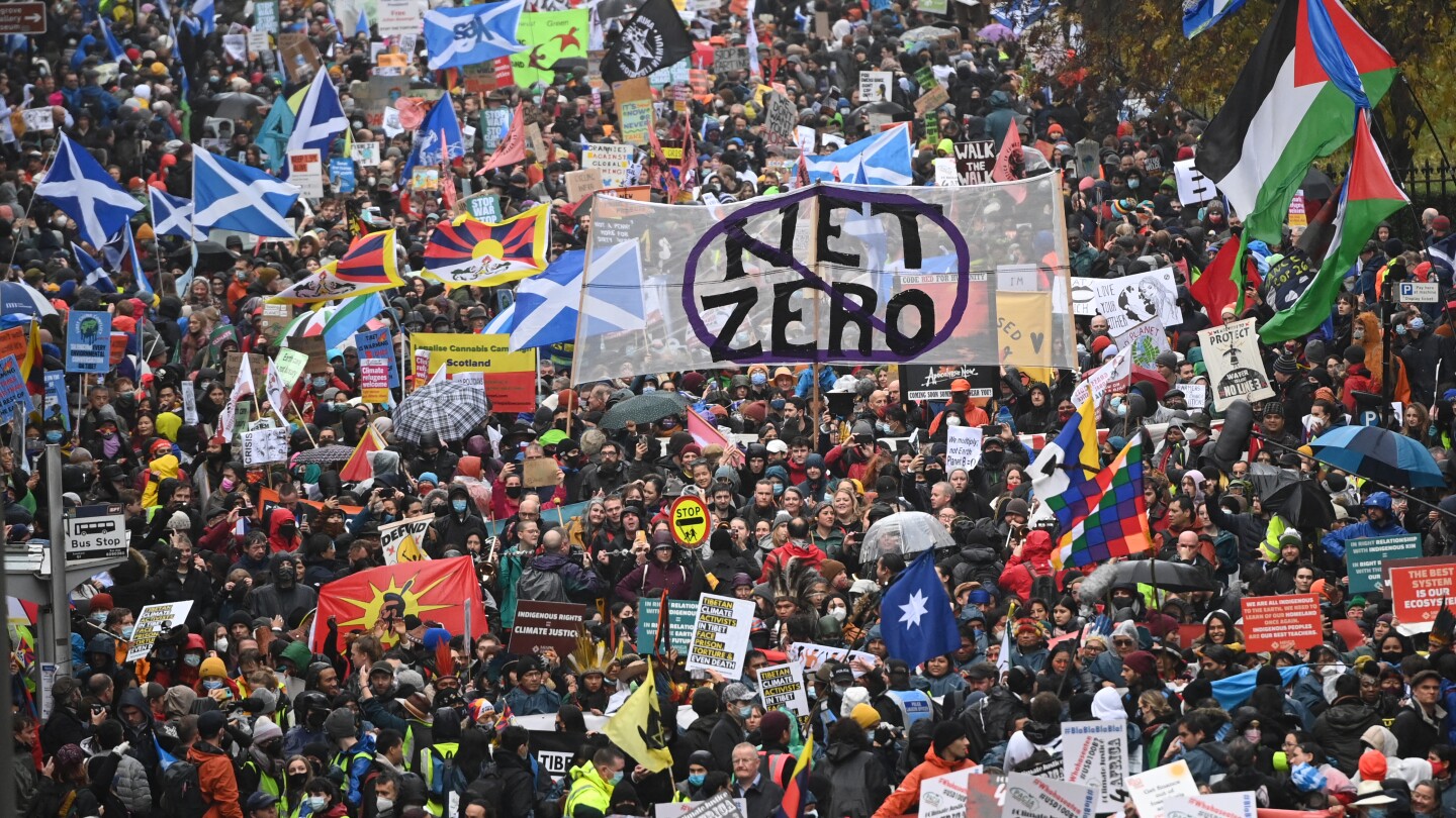 COP26 Coalition Protestors Take Part In The Global Day of Action for Climate Justice