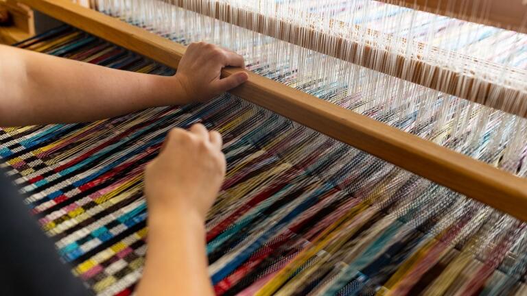 Explore weaving at Berea College