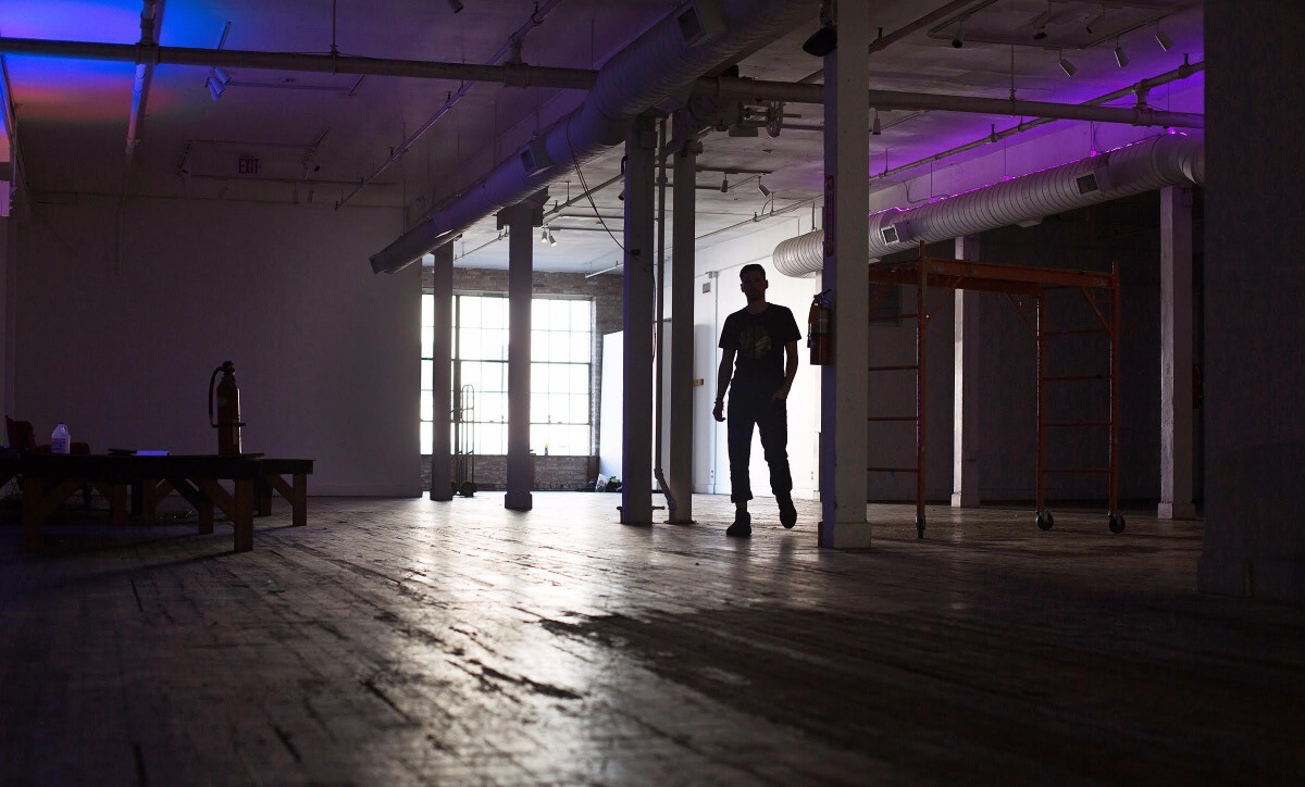 Think Tank Gallery executive director Jacob Patterson in his old space | Magali Gauthier