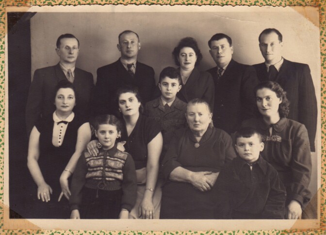 Artist Jenny Yurshansky's extended family