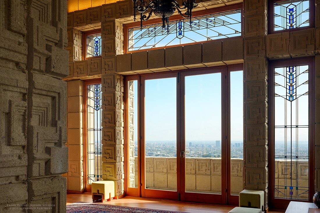 Ennis House | Courtesy of Judson Studios