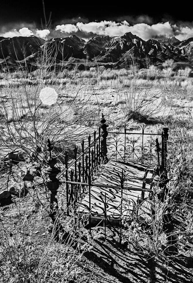 Pioneer Cemetery - Infrared Exposure - Lone Pine, CA - 2013 | Osceola Refetoff