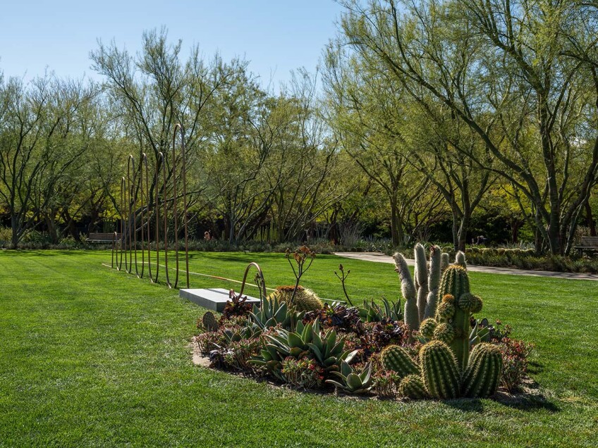 Desert X installation view, Iman Issa, Surrogates, A Film About Things To Be Used, In Order Of Appearance, By Self Or Others, For Touching Upon Larger, Insidious, Or Different Things, 2019 | Lance Gerber, courtesy of Desert X