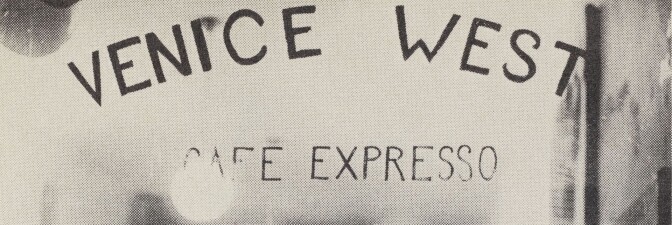 Exterior of Venice West, a beat generation coffee house | Austin Anton from the Lawrence Lipton papers, USC Libraries