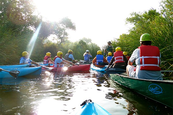 First ever kayak trip down the L.A. River as part of Paddle the L.A. River
