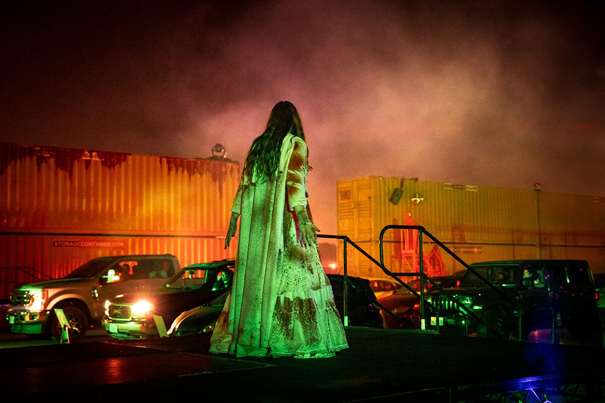 A performer at Urban Legends Haunt. | Stardust Entertainment Group