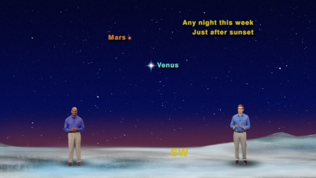 "Mars and Venus Meet Again!" Jan 2-8th 1 Min
