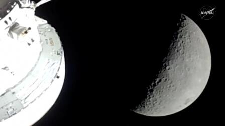 Artemis crew sets distance record on mission around moon