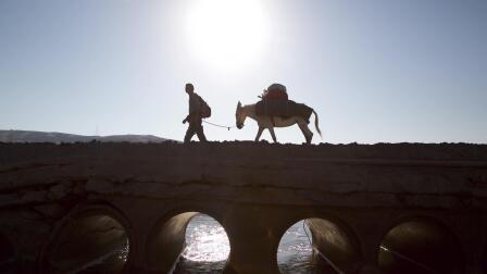 National Geographic explorer on his walk around the globe
