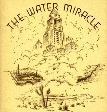 Detail of a poster for the 1936 annual convention of the American Water Works Assn. | Image: Courtesy of Special Collections, Honnold/Mudd Library, The Claremont Colleges