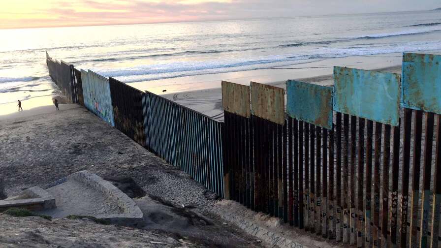 The border gate on the Tijuana, Mexico side of Friendship Park. | KCET