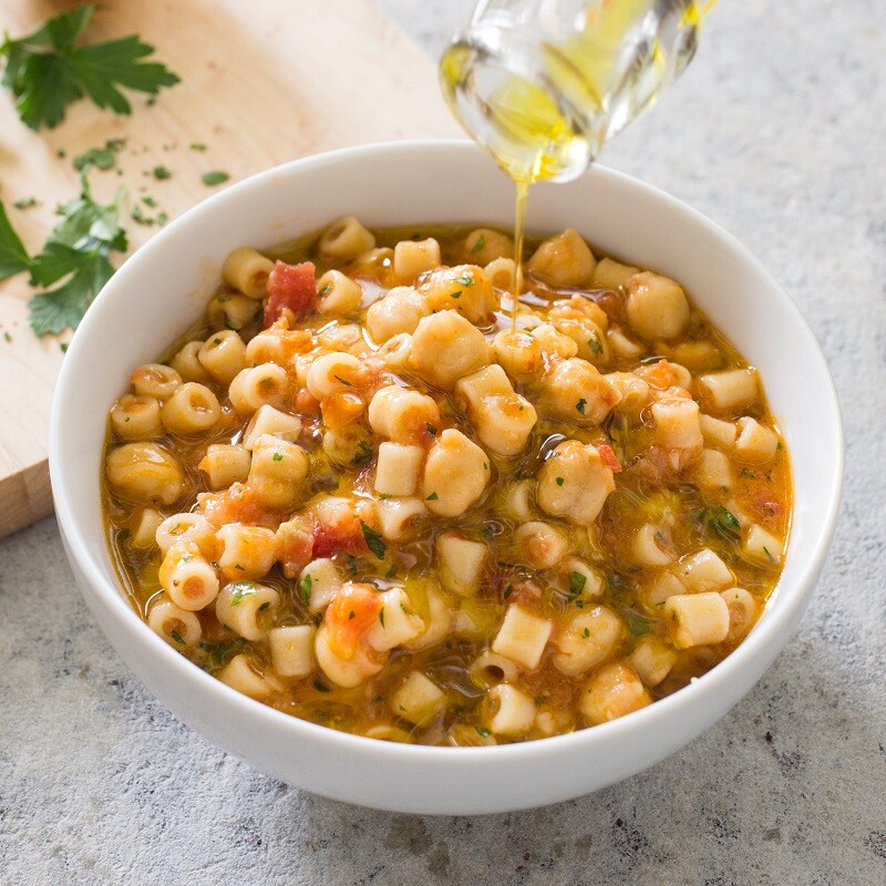 Pasta e Ceci (Pasta with Chickpeas)