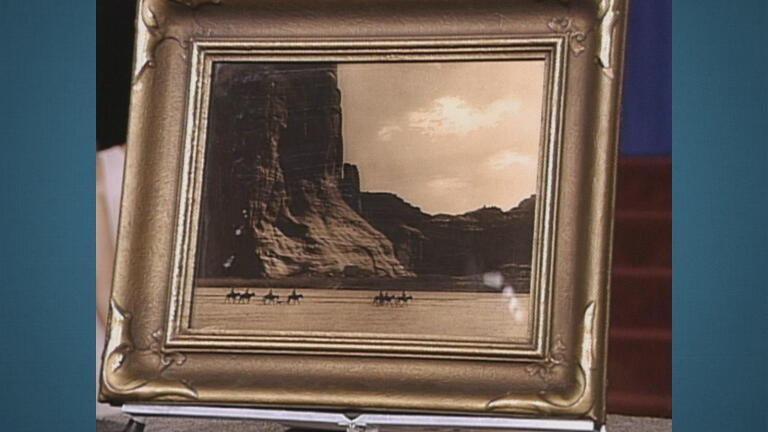 Appraisal: 1904 Curtis Canyon de Chelly Orotone